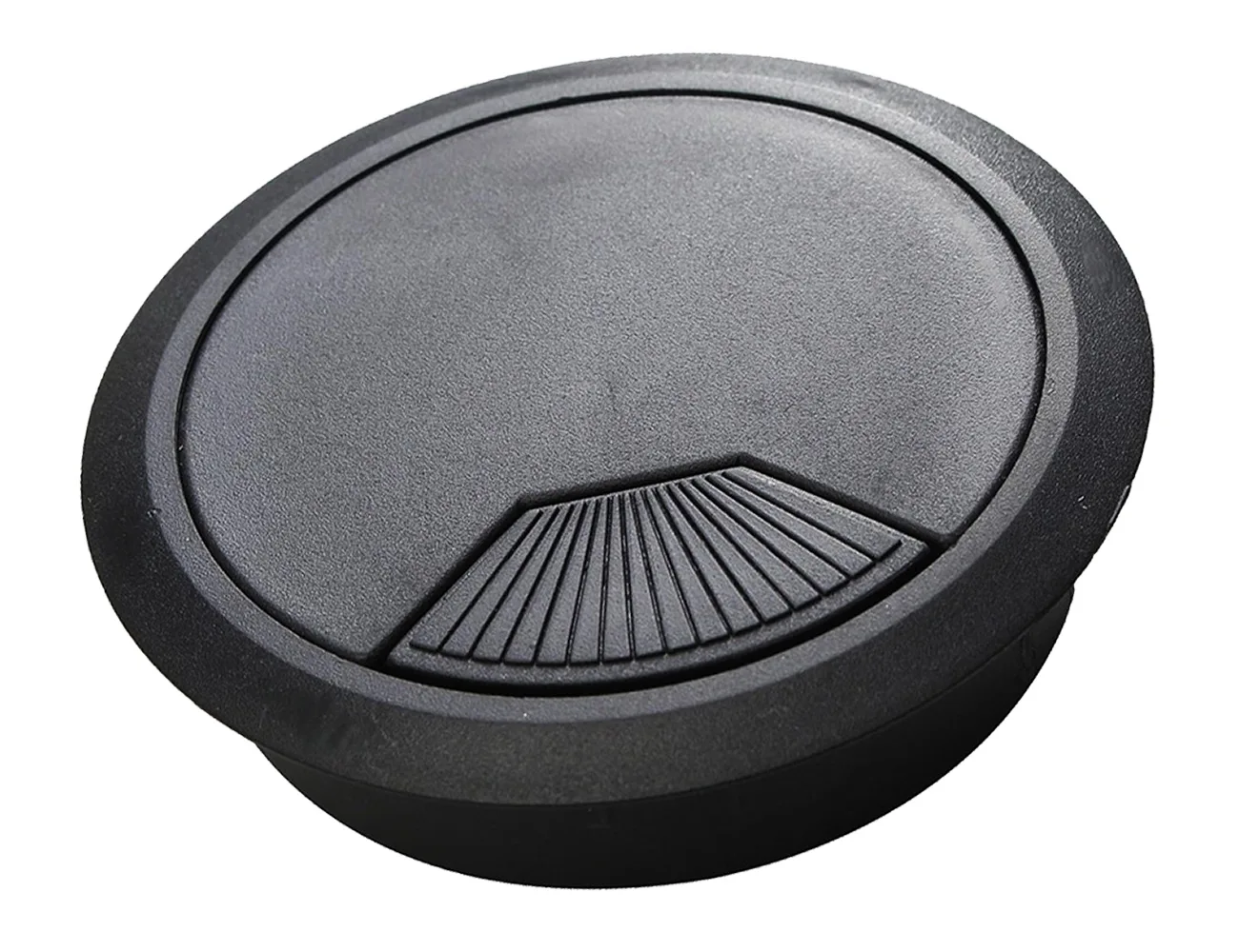 Pasacables redondo de 3 piezas con tapa – Pasacables para mesa y pasacables