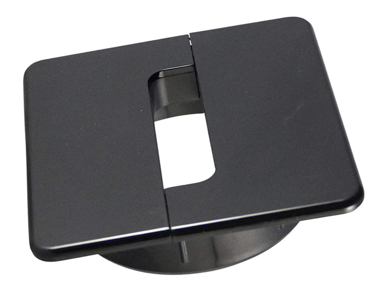 Pasacables cuadrado de ABS – 3 piezas – Pasacables para mesa y pasacables