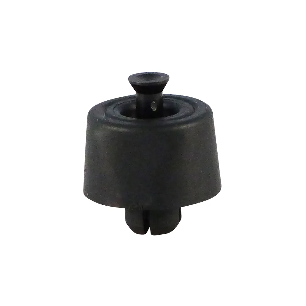 Pie de aparato TPE Ø25/23x5mm - perforación Ø7.8mm - Negro imagen 3