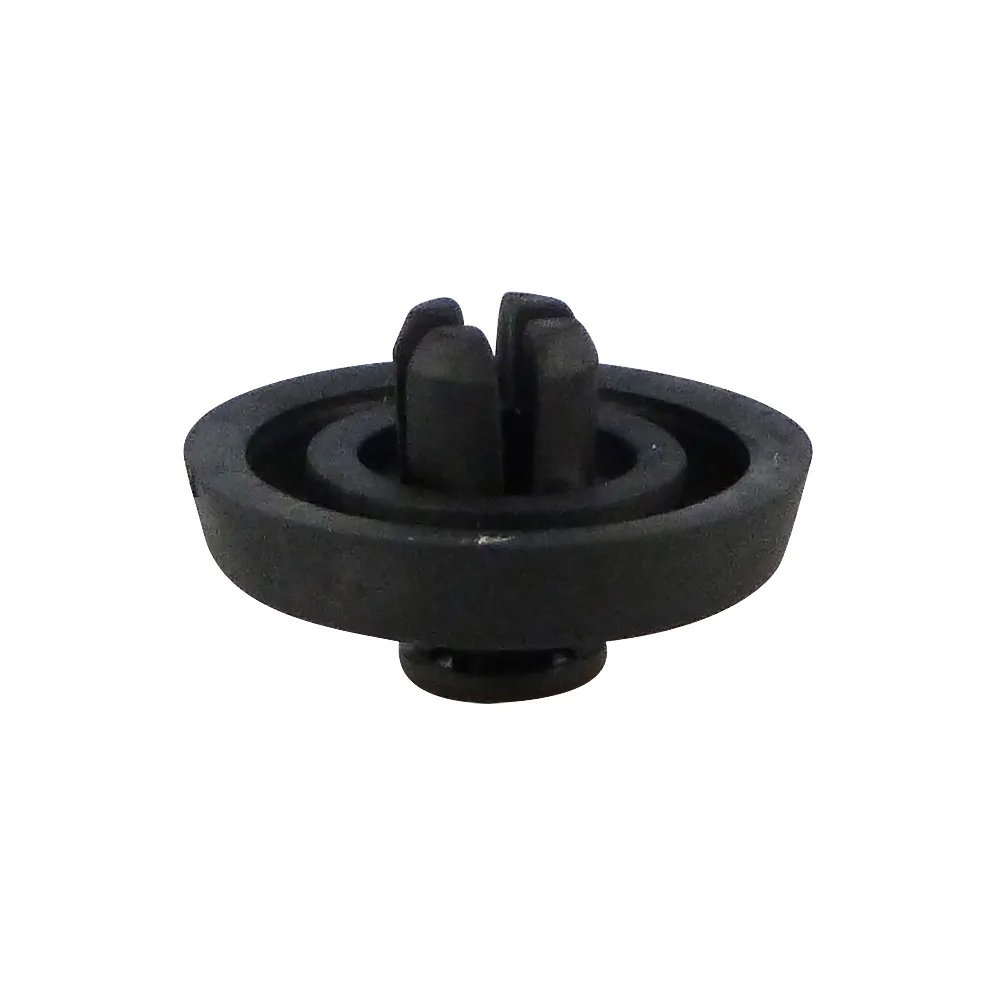 Pie de aparato TPE Ø25/23x5mm - perforación Ø7.8mm - Negro
