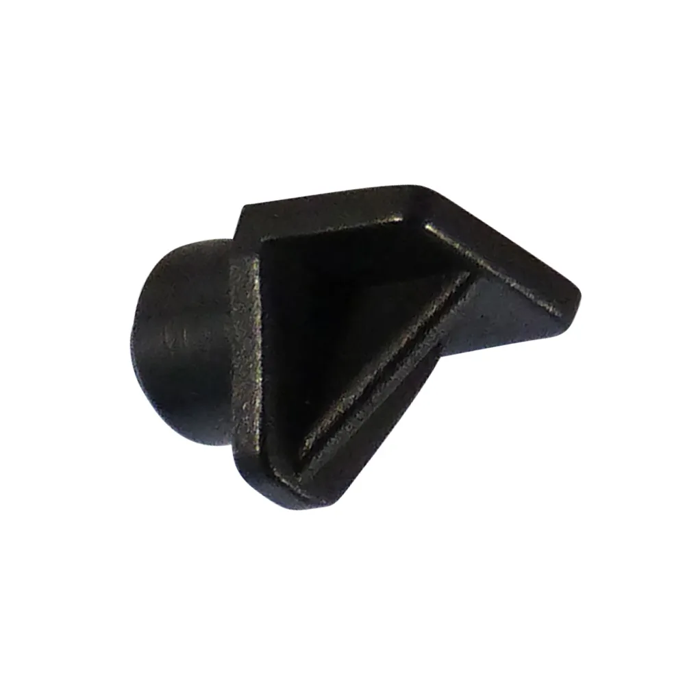 Soporte de estantería con vástago Ø5mm - Blanco