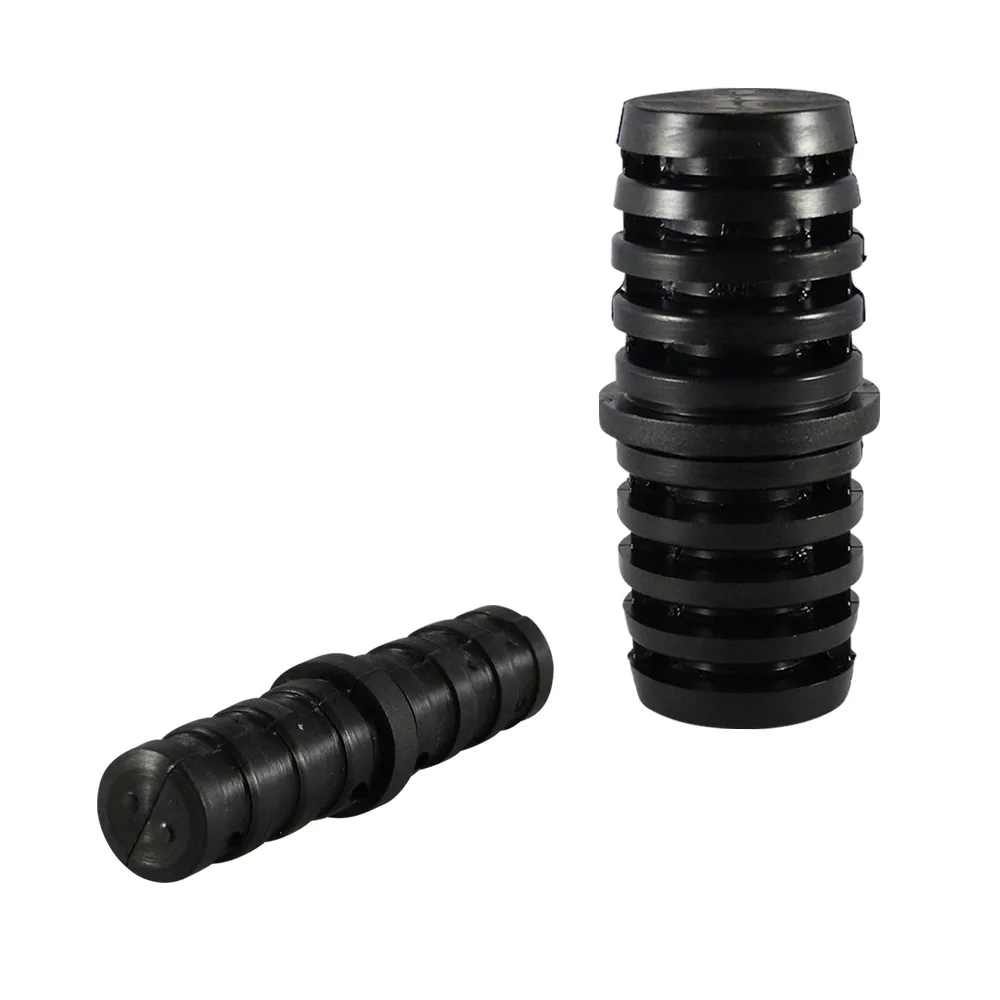 Conector redondo Ø38mm - de 2 piezas - 2.0mm - 1D2 - Negro imagen 3