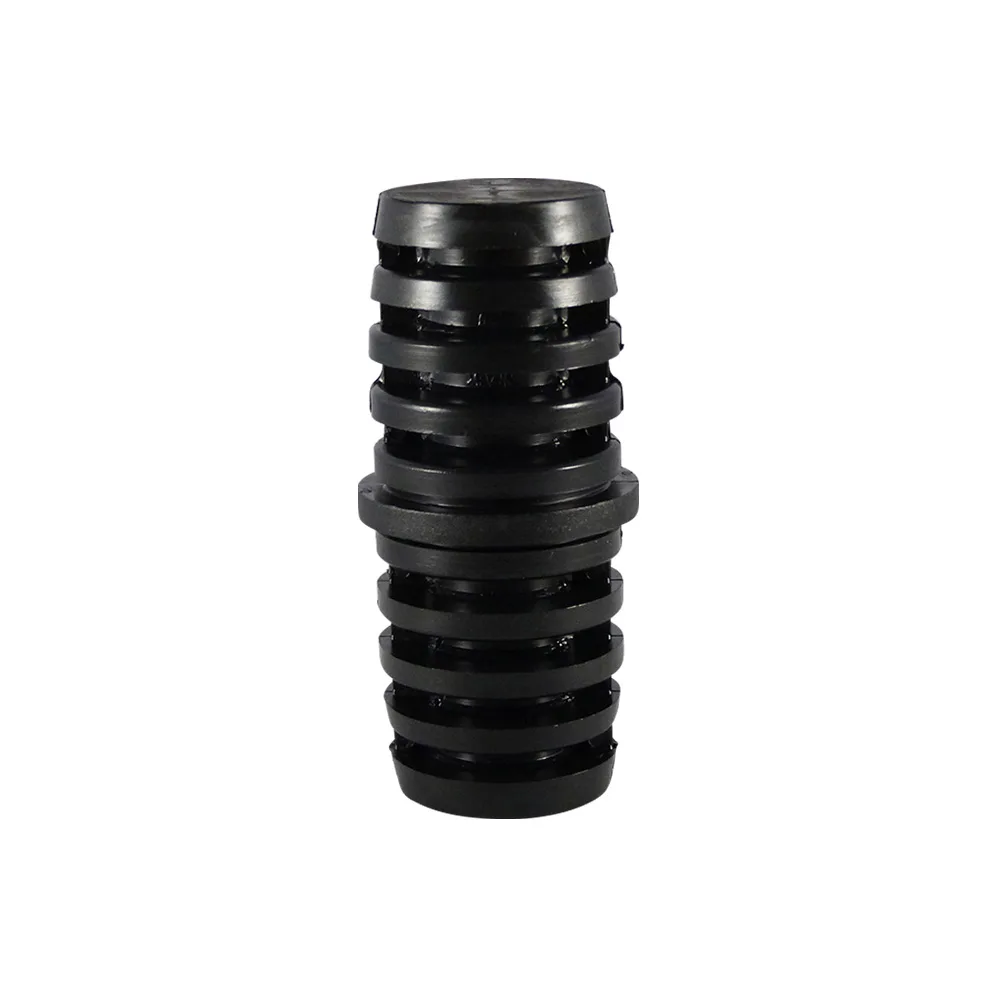 Conector redondo Ø38mm - de 2 piezas - 2.0mm - 1D2 - Negro