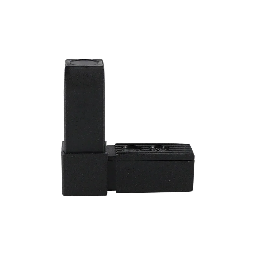 Conector para tubo cuadrado PA 20 x 20 x 1.5 - 1.5mm - de 2 piezas - 1D2 - Negro imagen 2