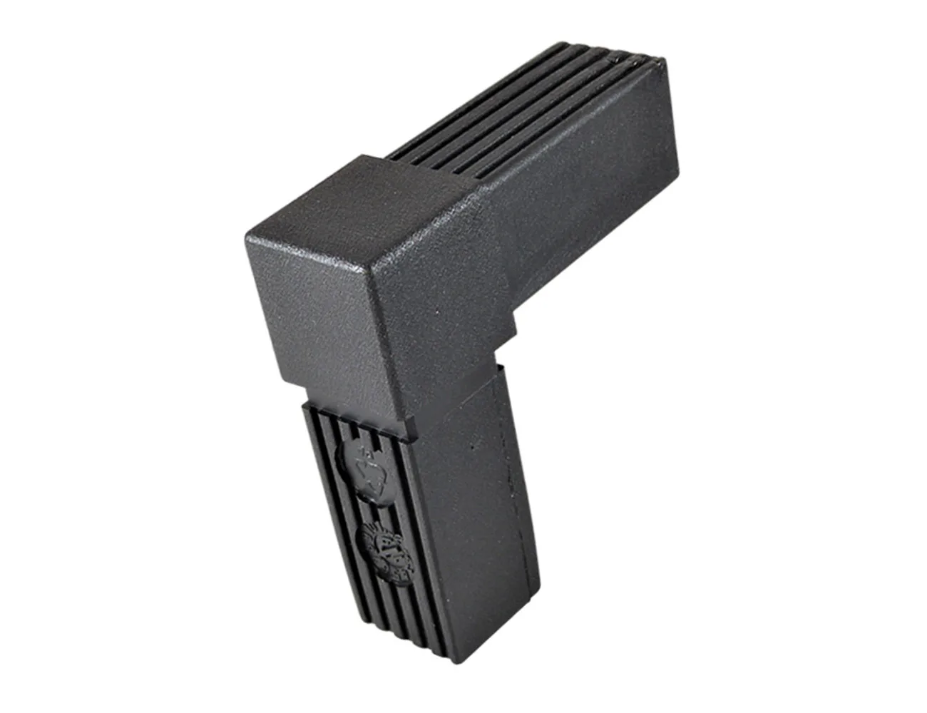 Conector para tubo, diseño de dos piezas 2D2 – conector en ángulo – Conectores cuadrados para tubos