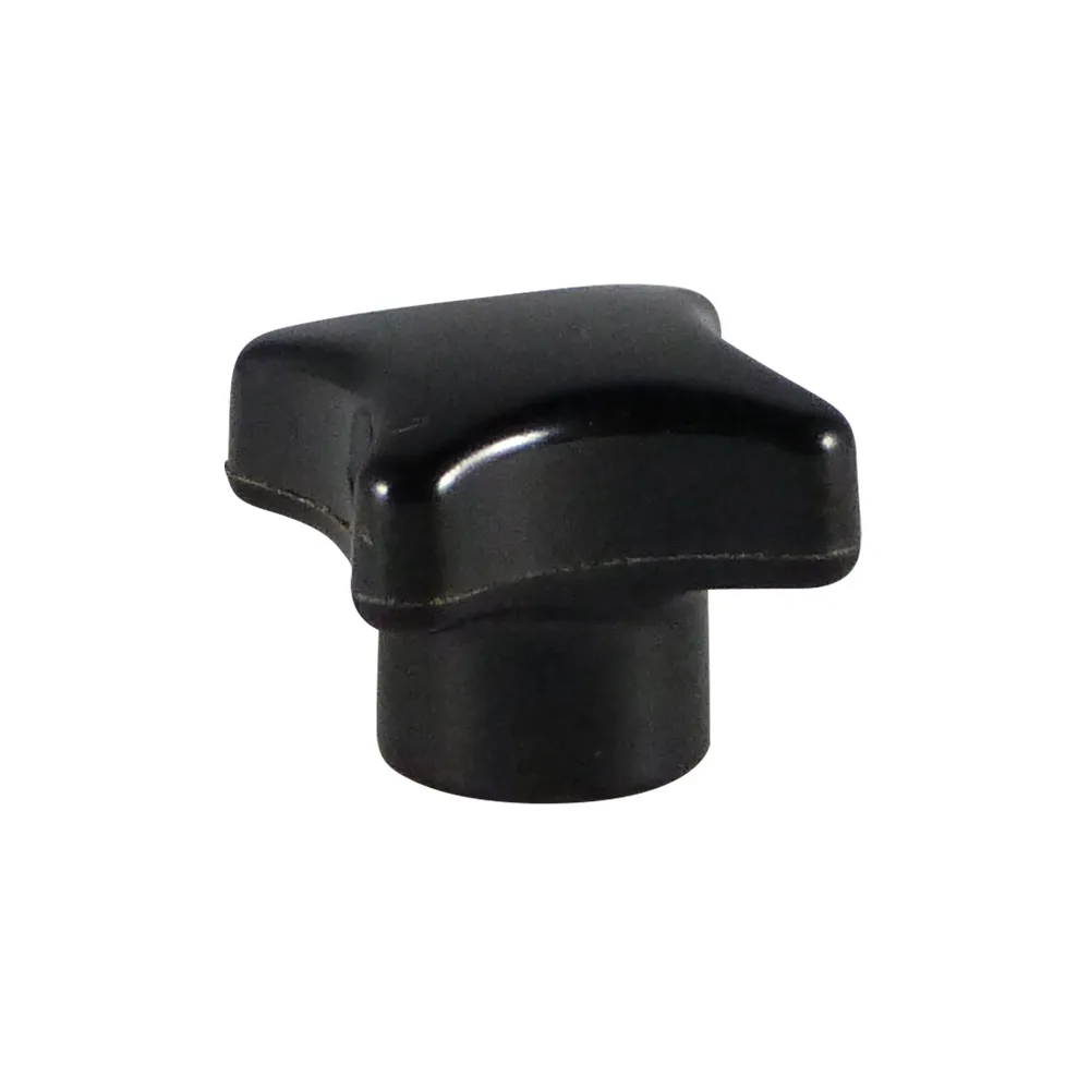 Pomo cruz baquelita Ø50 - casquillo roscado - M10 - Negro imagen 3