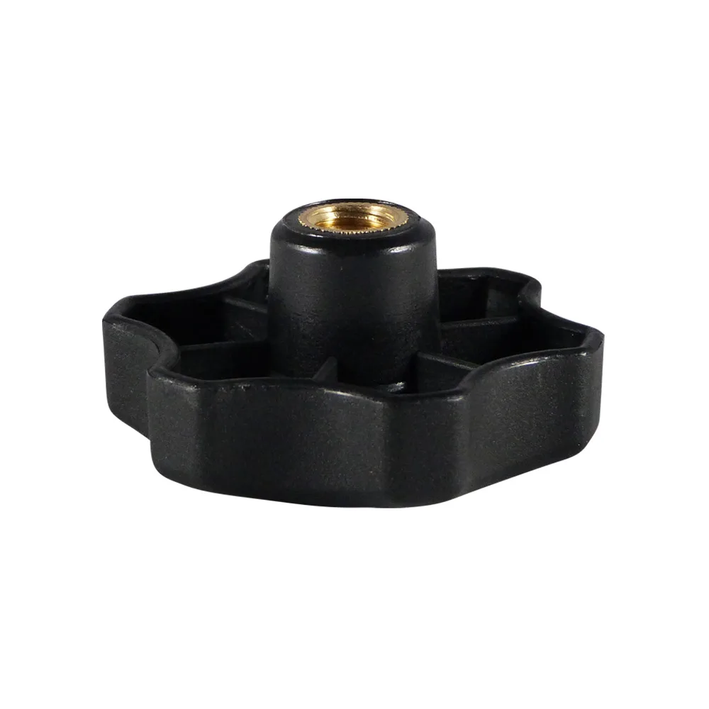 Pomo estrella PA-GF Ø33mm - M6 - casquillo de latón - Antracita imagen 4