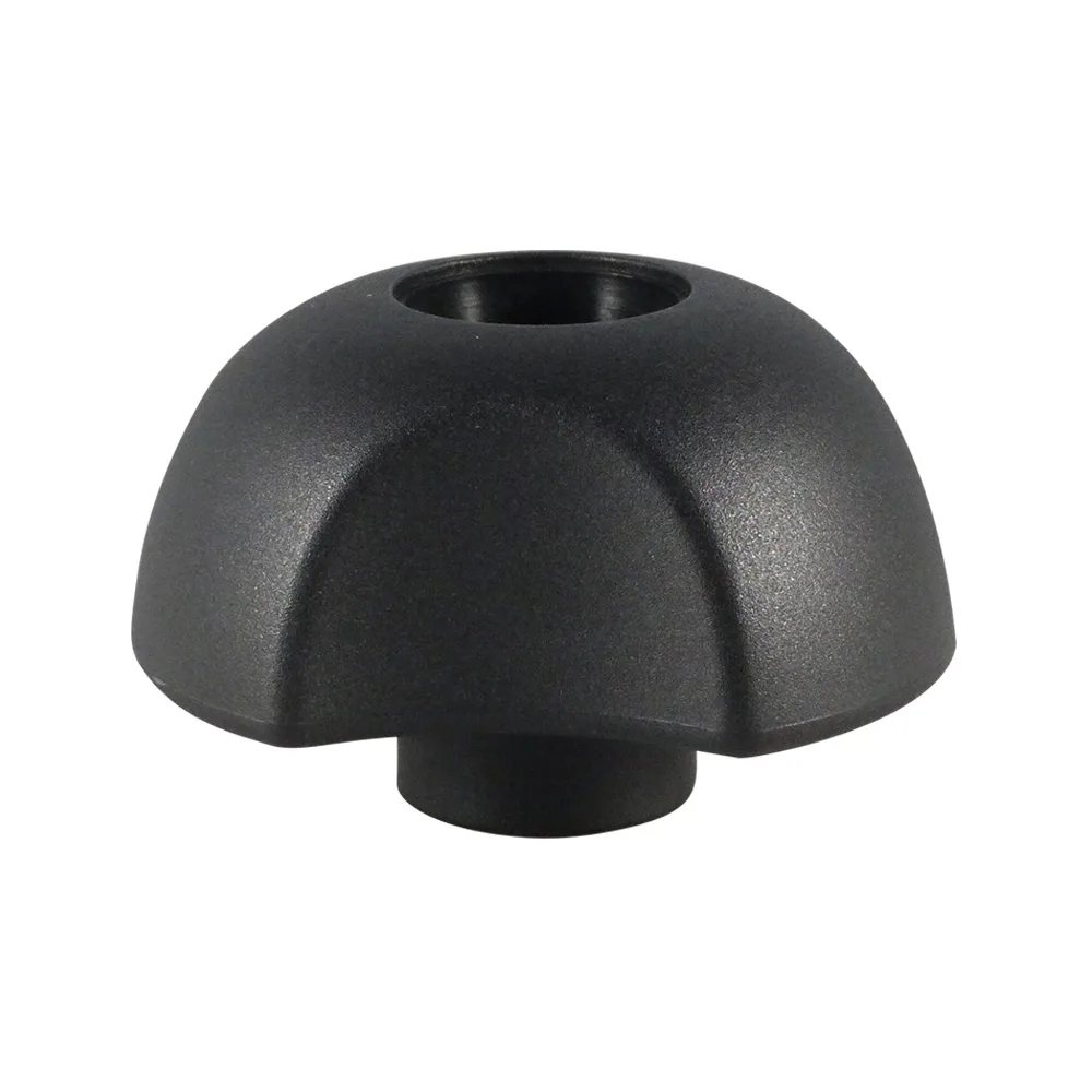 Pomo estrella 3 puntas PA-GF - Ø40mm - de 2 partes - Negro imagen 4