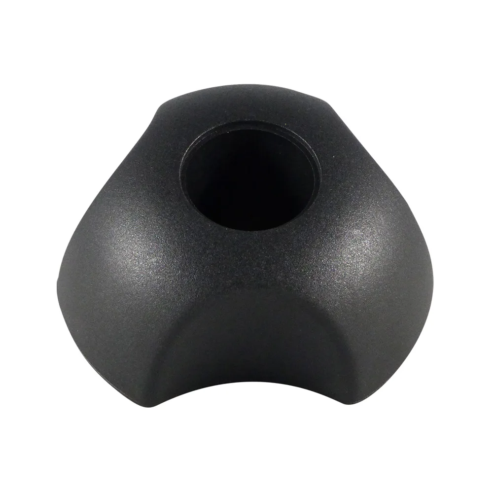 Pomo estrella 3 puntas PA-GF - Ø40mm - de 2 partes - Negro