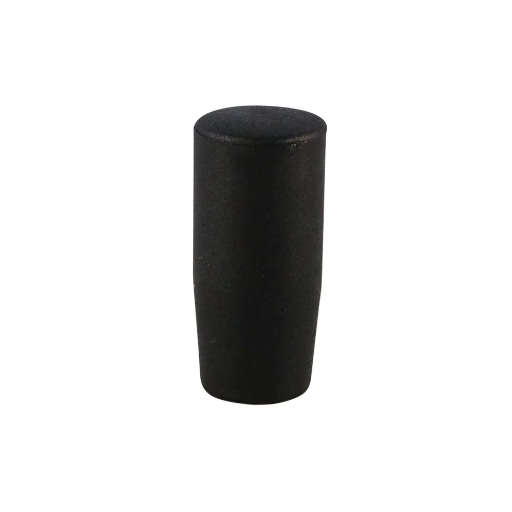 Empuñadura cilíndrica inserto roscado redondo con tuerca metálica PA Ø25x70mm - M12 - Negro imagen 4