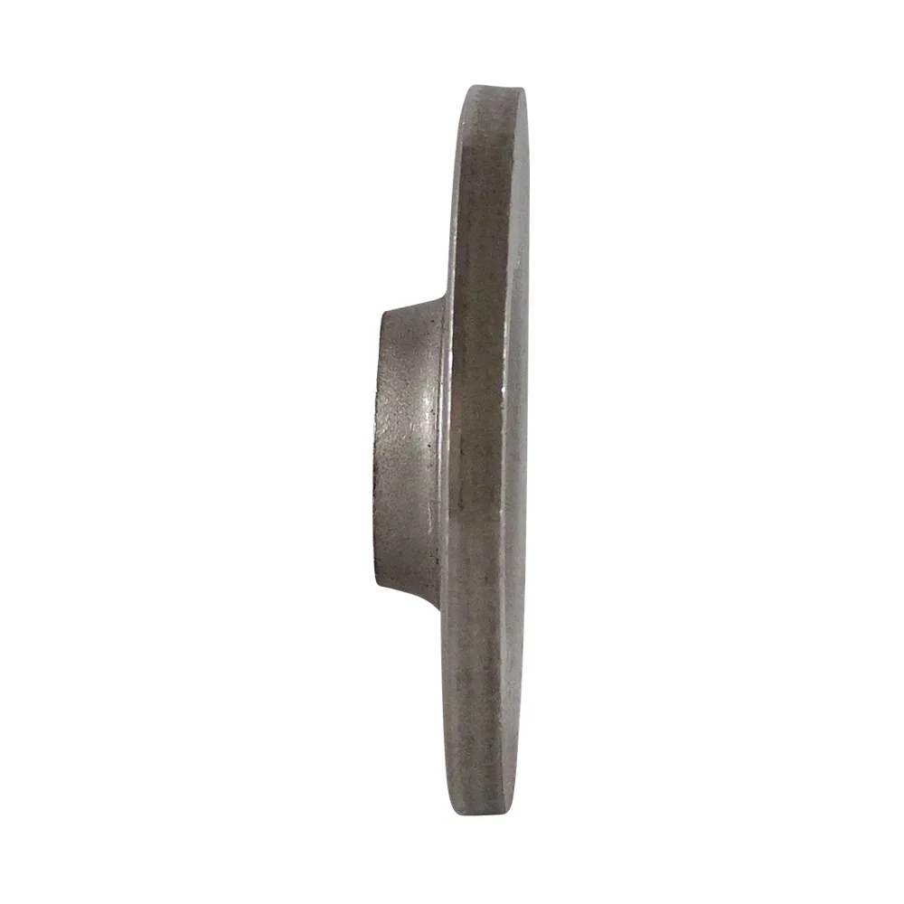 Placa soldable redonda con rosca de acero inoxidable