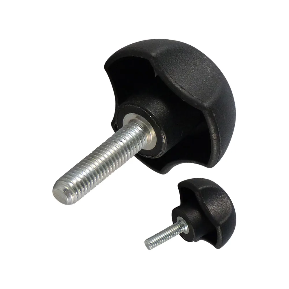 Pomo estrella PA-GF Ø40mm - M8x33mm - 2 partes - Negro imagen 3