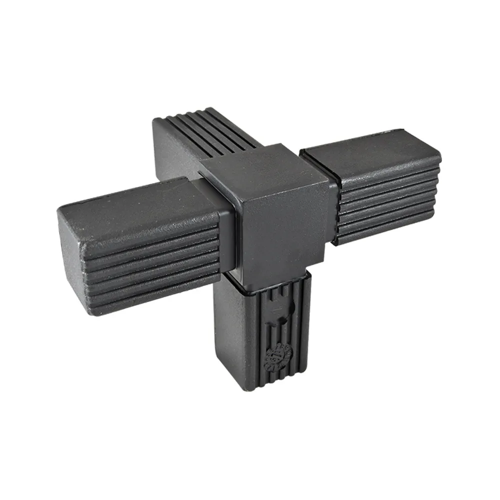 Conector para tubo, diseño de dos piezas 3D4 – conector en T multidimensional