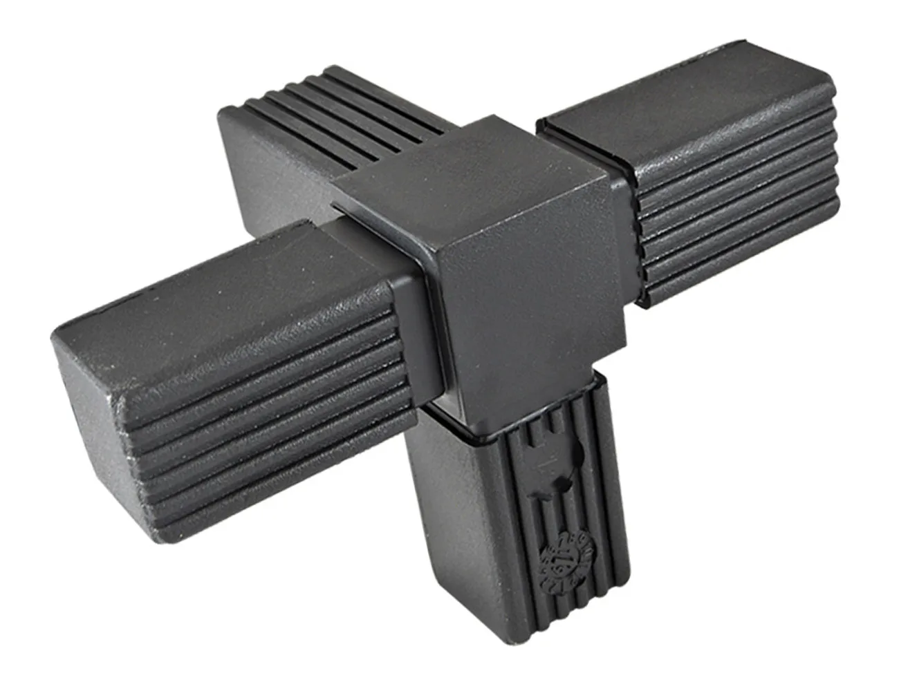 Conector para tubo, diseño de dos piezas 3D4 – conector en T multidimensional – Conectores cuadrados para tubos