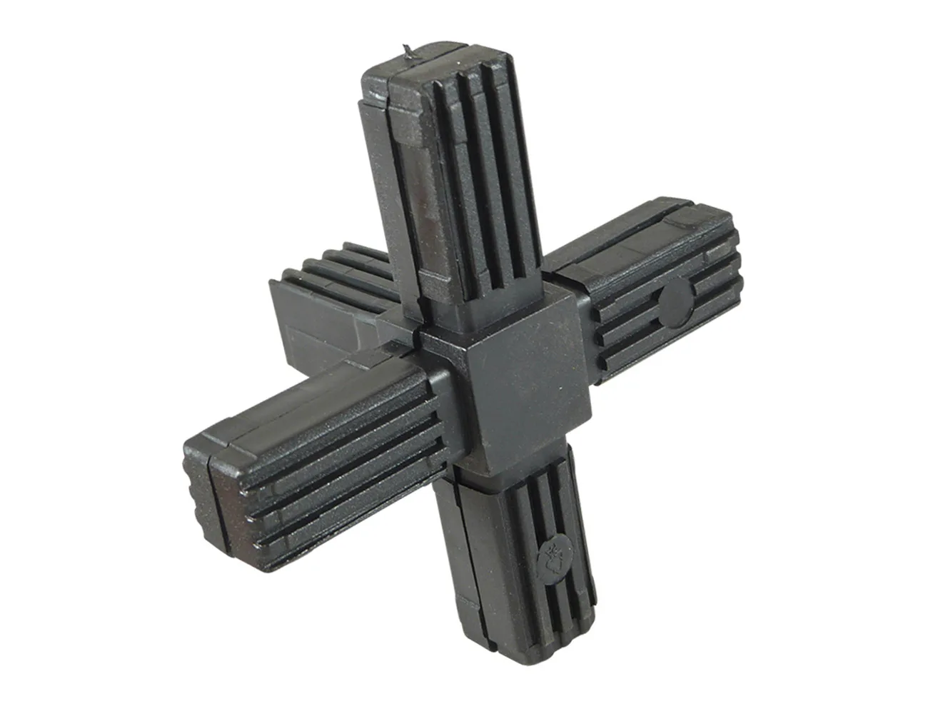 Conector para tubo, diseño 3D5 – conector en cruz multidireccional – Conectores cuadrados para tubos