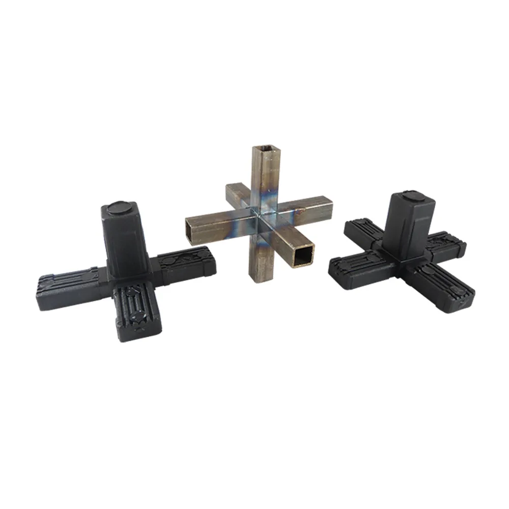 Conector para tubo cuadrado PA 30 x 30 x 2.0mm - de dos piezas - 2.0mm - 3D6 - Negro imagen 3