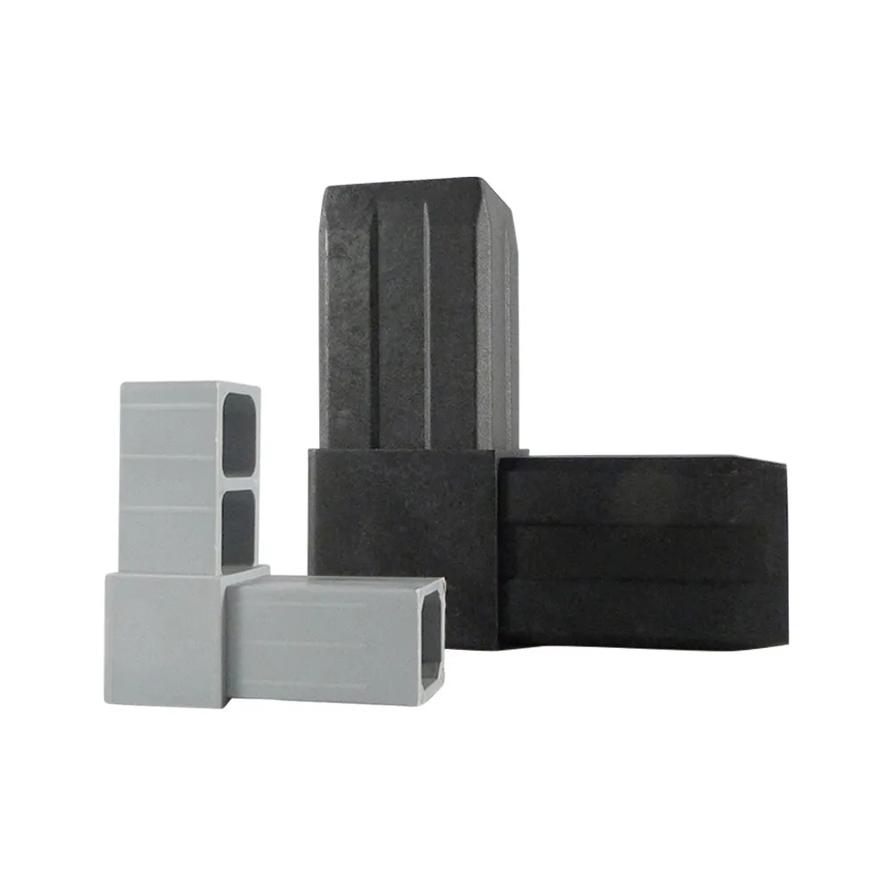 Conector tubular cuadrado PA-GF 20 x 20 x 1.5 - de una sola pieza - 1.5mm - 2D2 - Gris imagen 5