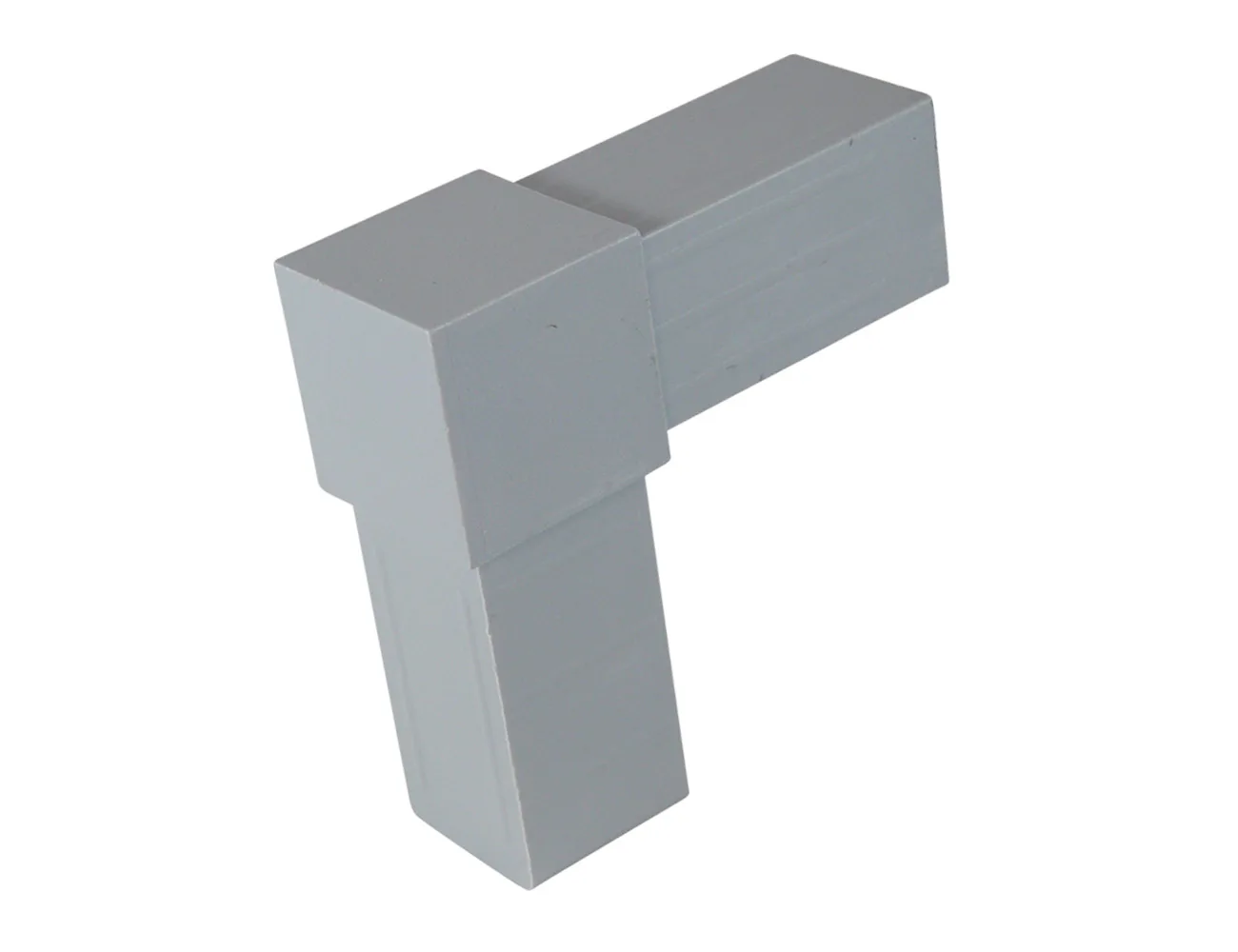 Conector tubular de una sola pieza modelo 2D2 - conector en ángulo – Conectores cuadrados para tubos