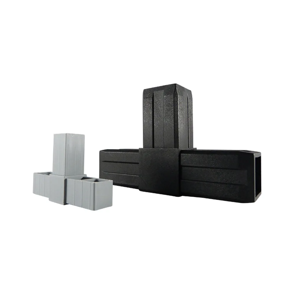 Conector tubular cuadrado PA-GF 20x20 - de 1 pieza - 1.5mm - 2D3 - Gris imagen 4