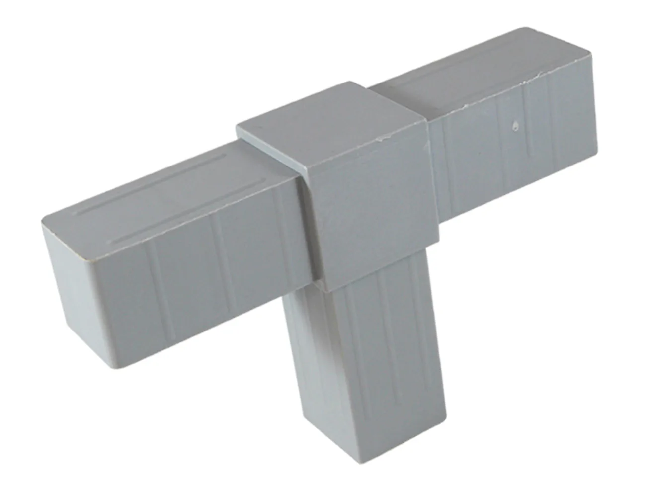 Conector tubular de una sola pieza modelo 2D3 - conector en T – Conectores cuadrados para tubos