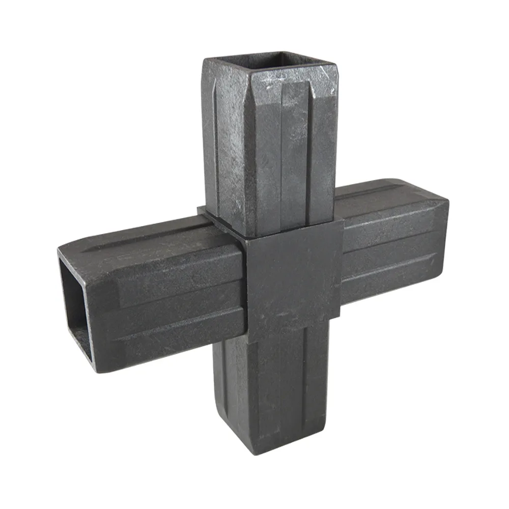 Conector tubular cuadrado PA-GF 25 x 25 x 2.0mm - de una sola pieza - 2.0mm - 2D4 - Gris imagen 2