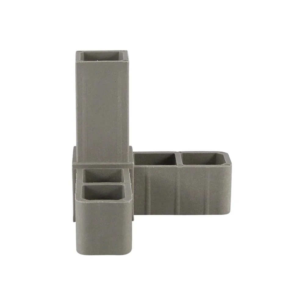 Conector tubular - modelo 3D3 - conector de esquina de tres vías