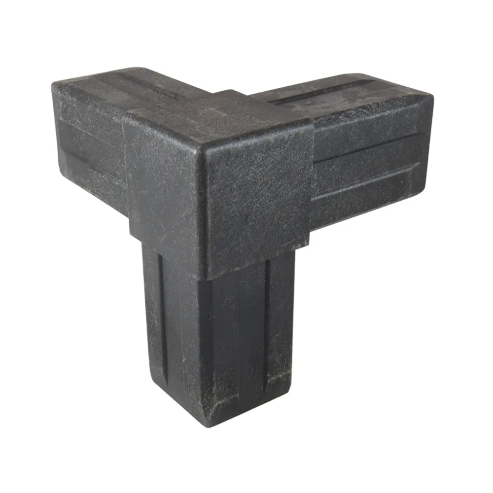 Conector tubular - modelo 3D3 - conector de esquina de tres vías