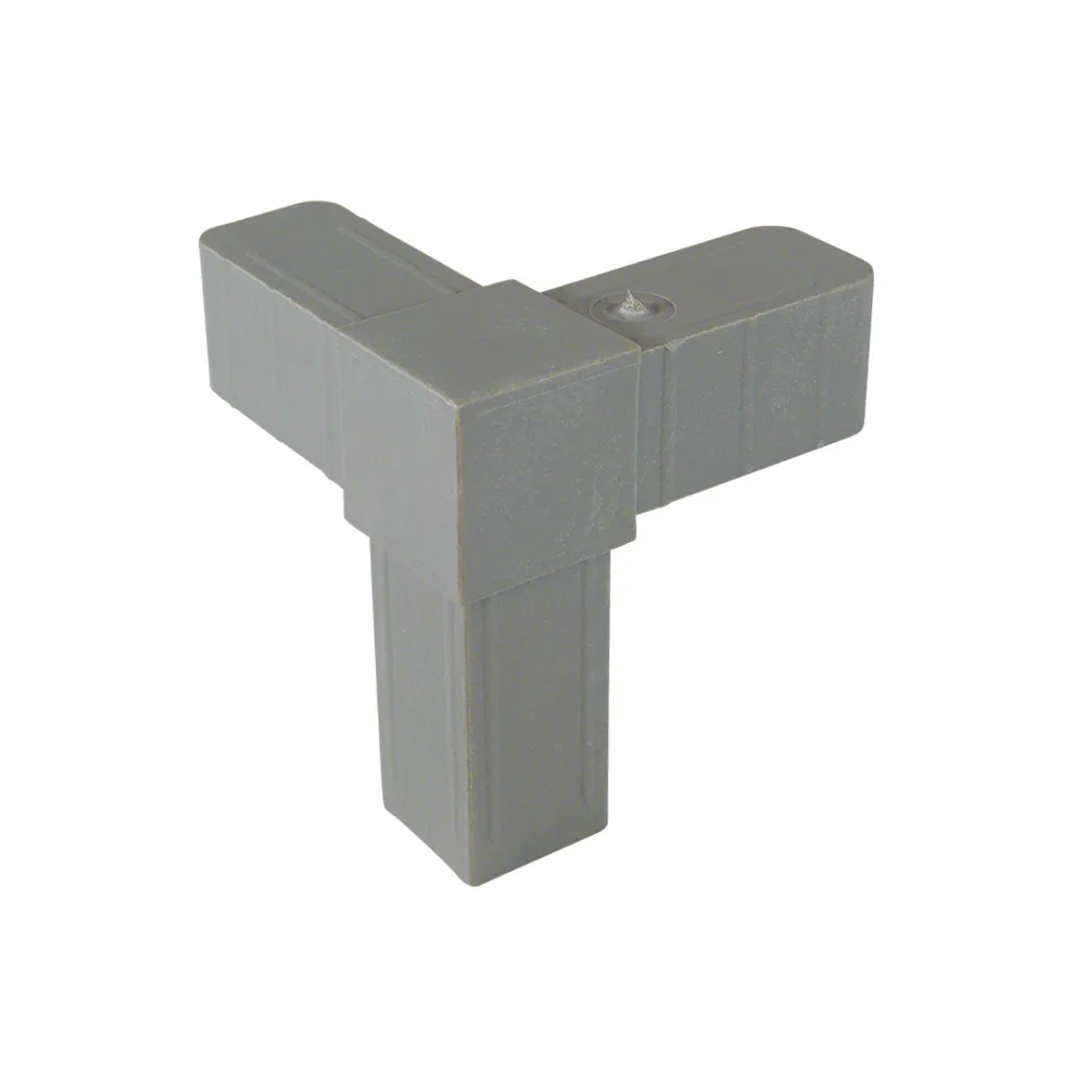 Conector tubular - modelo 3D3 - conector de esquina de tres vías