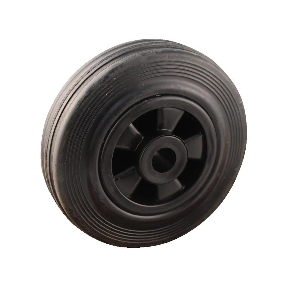 Rueda TPE Ø250mm - banda de rodadura Caucho / TPE - Rodamiento de rodillos - diámetro del eje Ø20mm