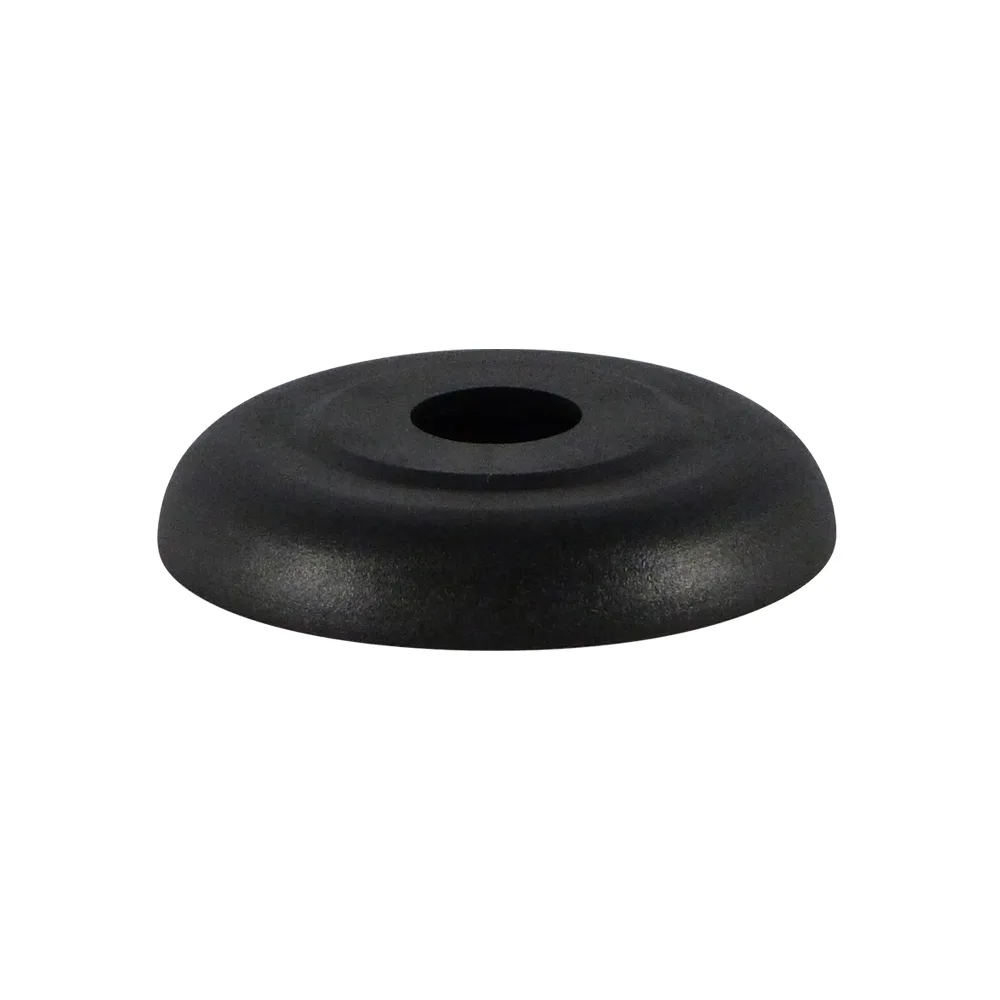 Roseta redonda PA Ø45x10mm - orificio Ø15mm - Negro imagen 2