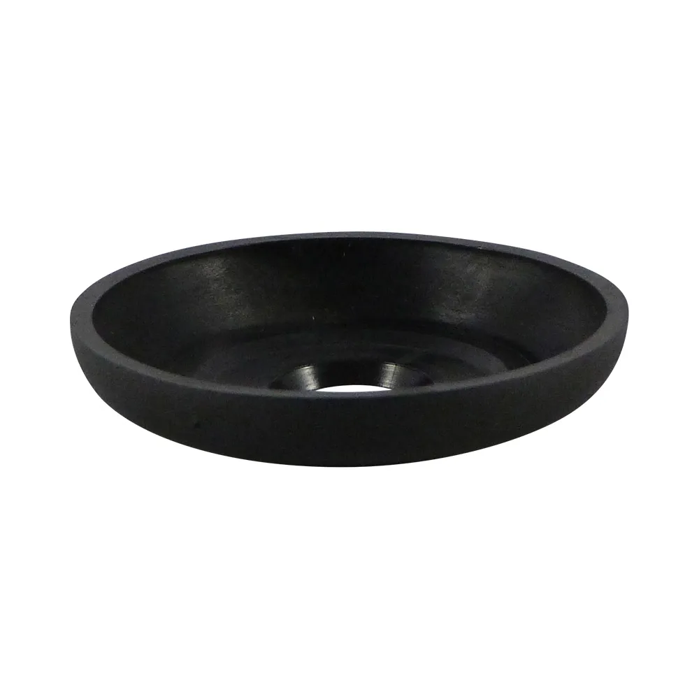 Roseta redonda PA Ø45x10mm - orificio Ø15mm - Negro imagen 3