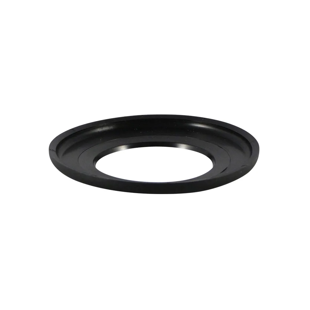 Roseta redonda PA Ø45x10mm - orificio Ø15mm - Negro