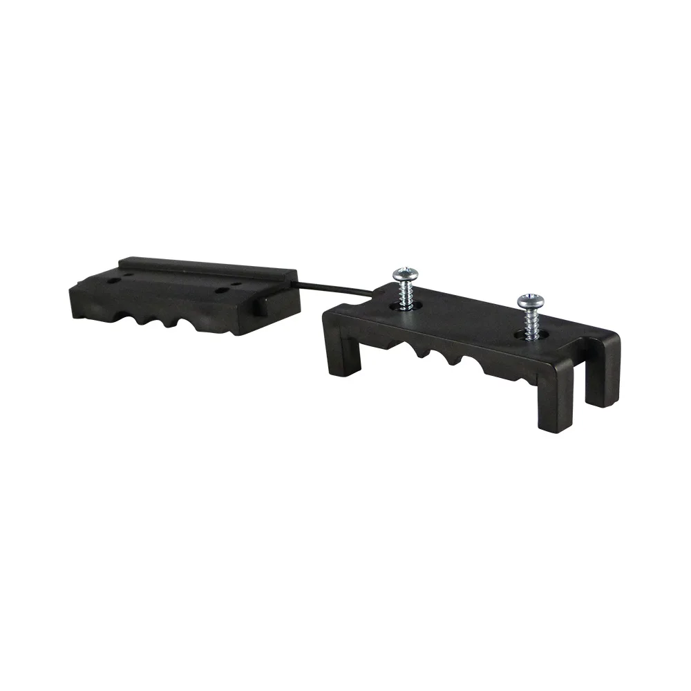 Sujetacables antitracción con tornillos PP - 60x22mm - orificio Ø4-8-7mm - Negro imagen 2