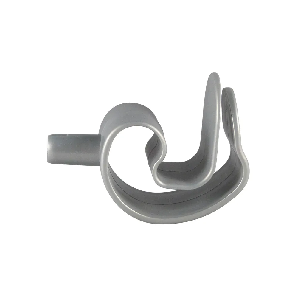 Abrazadera de mesa para conducto portacables Kaba 18-24mm - ABS - Aluminio blanco imagen 2