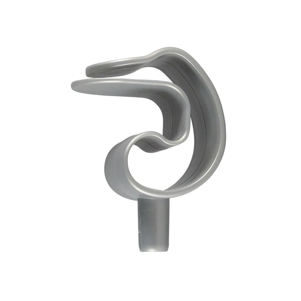 Abrazadera de mesa para conducto portacables Kaba 18-24mm - ABS - Aluminio blanco
