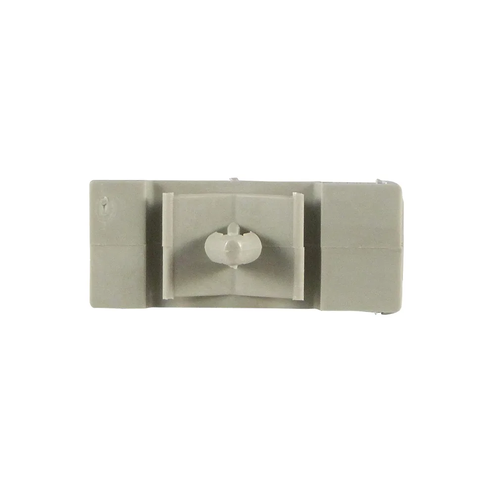 Soporte de cable rectangular PA 11.1x44.5mm - orificio Ø6.4mm - Gris imagen 4