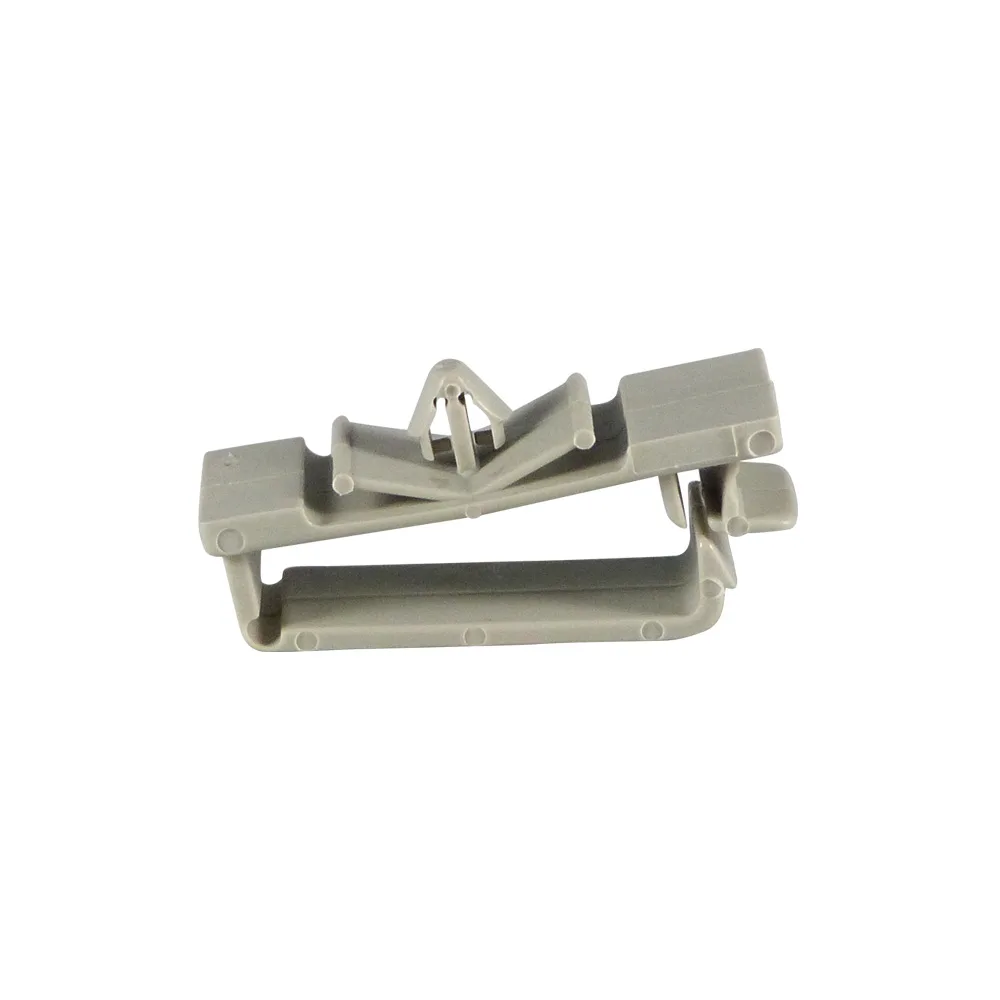 Soporte de cable rectangular PA 11.1x44.5mm - orificio Ø6.4mm - Gris imagen 5