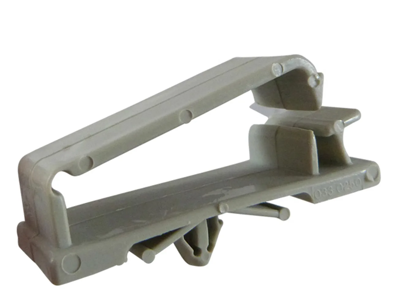 Abrazadera rectangular encajable - horizontal plano – Clips y abrazaderas de cables