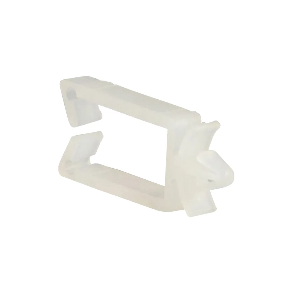 Abrazadera rectangular encajable - apertura superior