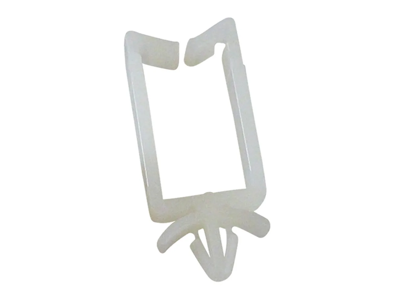 Abrazadera rectangular encajable - apertura superior – Clips y abrazaderas de cables