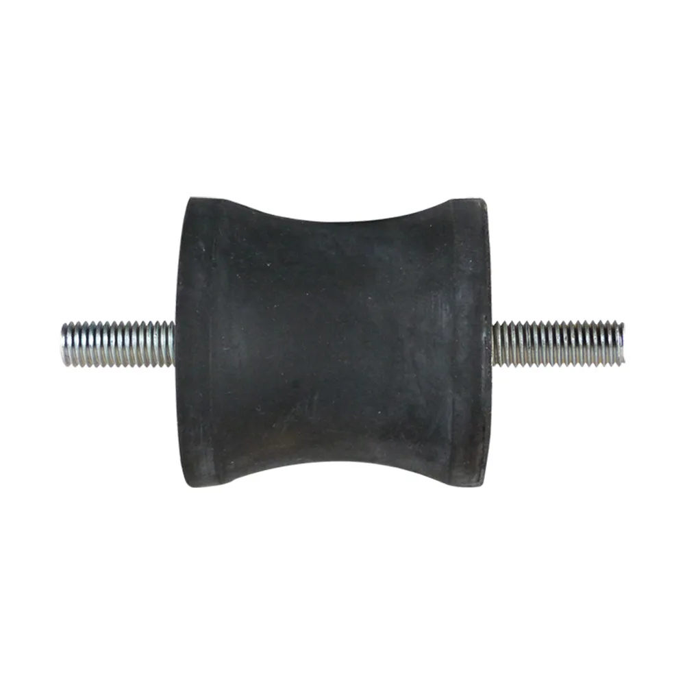 Soporte antivibratorio entallado tipo A NR - 55° ±5 shore - Ø20-40mm - H=48mm - 2x M8x23mm - St37 - Acero 37 imagen 2