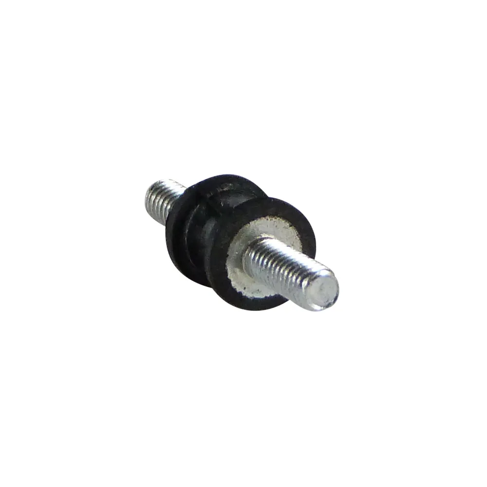 Soporte antivibratorio entallado tipo A NR - 55° ±5 shore - Ø20-40mm - H=48mm - 2x M8x23mm - St37 - Acero 37 imagen 4