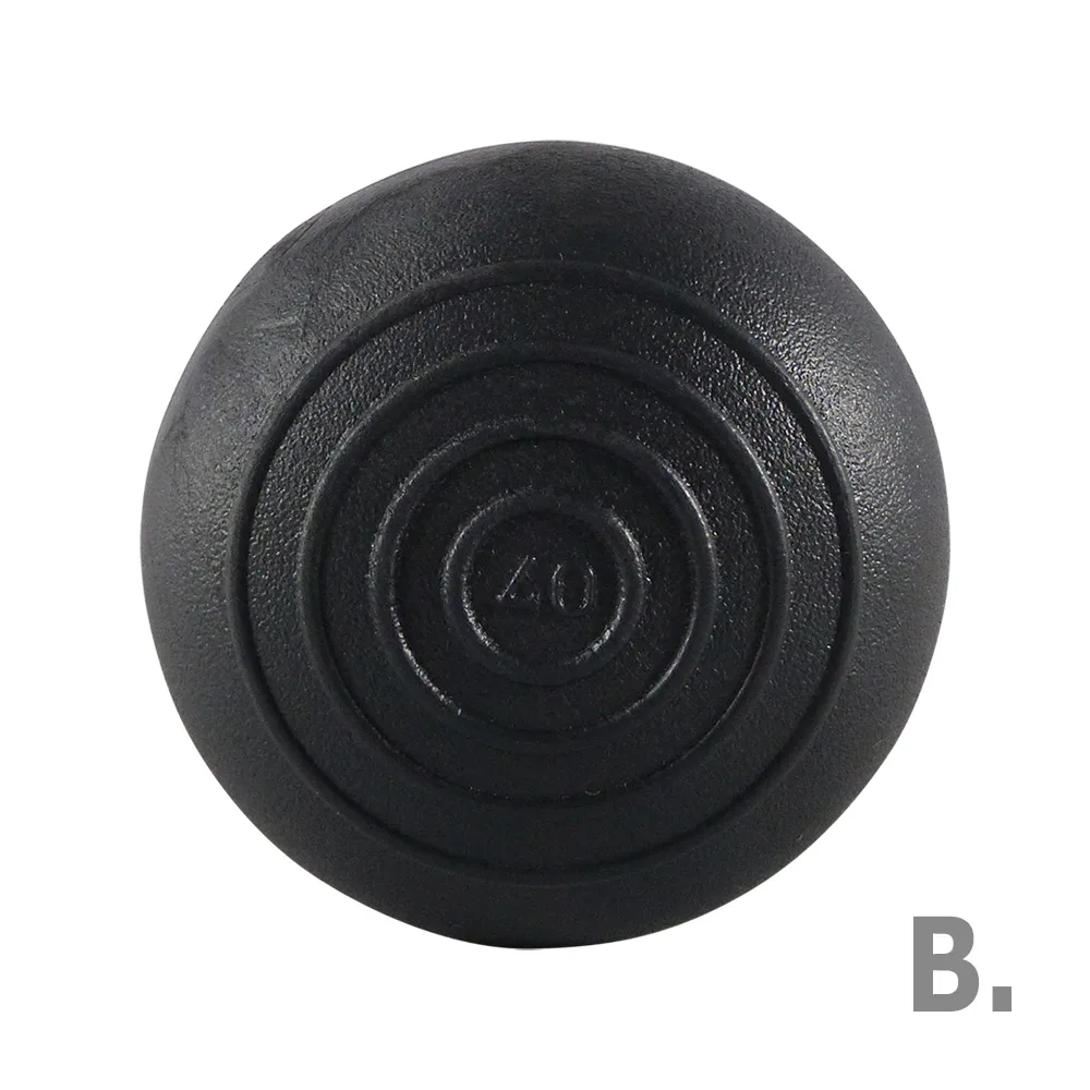 Contera redonda PVC - tubo Ø22mm - base ensanchada - Negro imagen 5