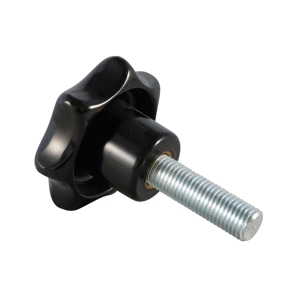 Pomo estrella baquelita Ø63mm - M8x30mm - Negro imagen 3
