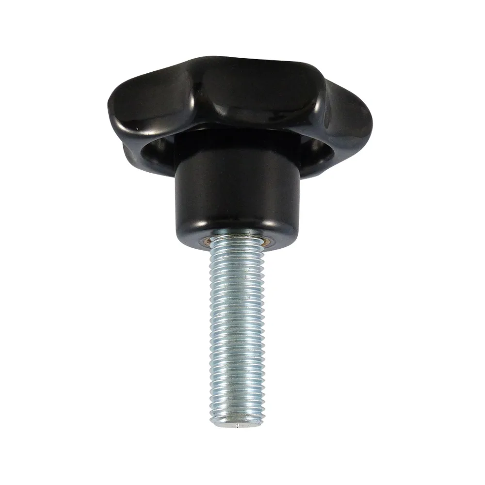 Pomo estrella baquelita Ø63mm - M8x30mm - Negro
