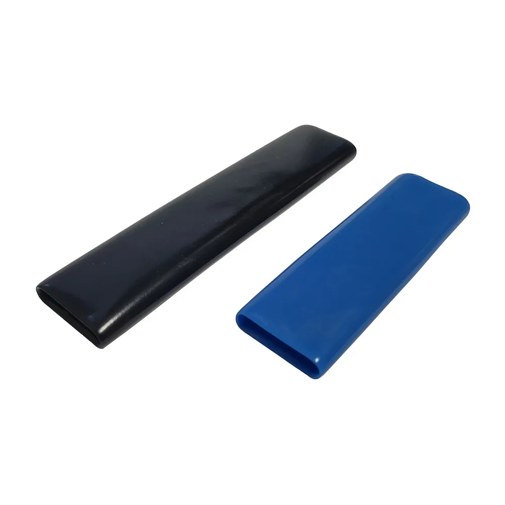 Tapón rectangular de PVC flexible de acero plano PVC 15x3mm - L=40mm - Negro intenso imagen 4