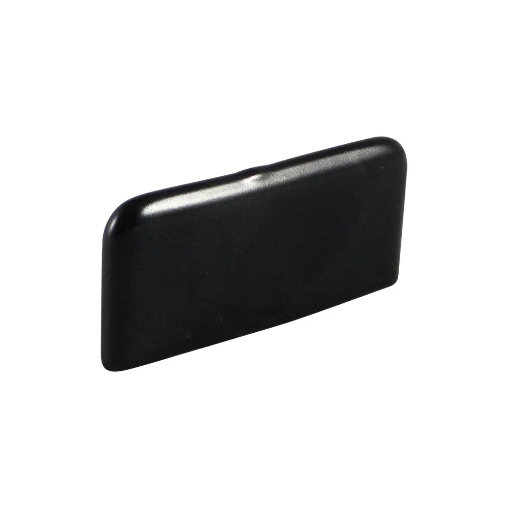 Tapón rectangular de PVC flexible de acero plano PVC 15x3mm - L=40mm - Negro intenso imagen 5