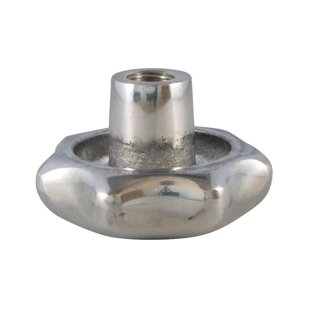 Pomo estrella Ø40mm - DIN 6336 K - casquillo roscado M8 - Aluminio imagen 4