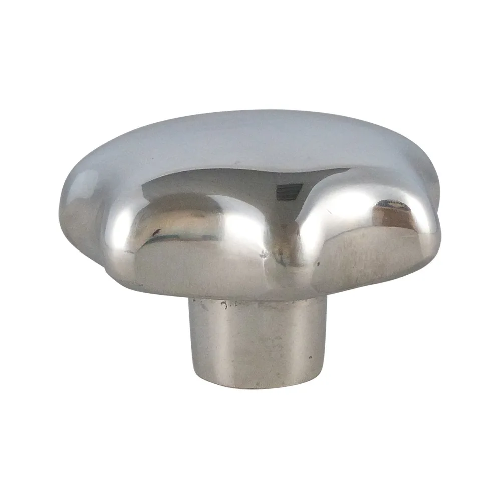 Pomo estrella Ø40mm - DIN 6336 K - casquillo roscado M8 - Aluminio