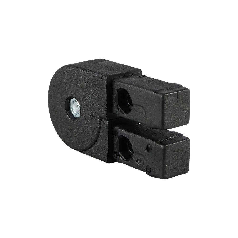 Conector para tubo de dos piezas, modelo 2D2 - con bisagra